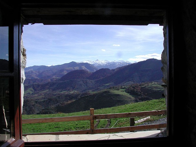 Arangaitza vue du séjour