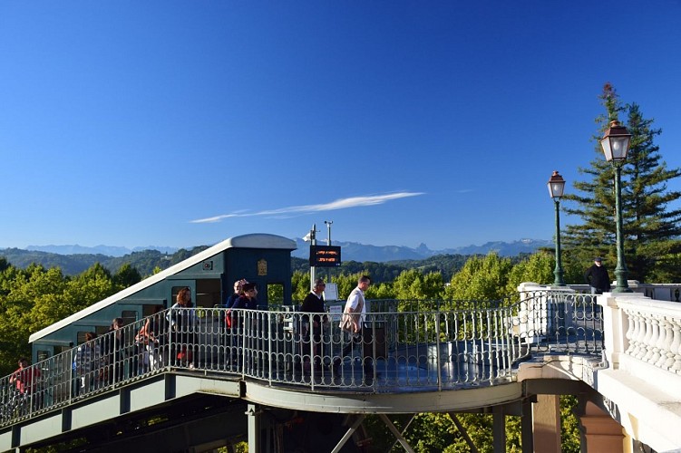 Funiculaire - Pau - Vue depuis le boulevard