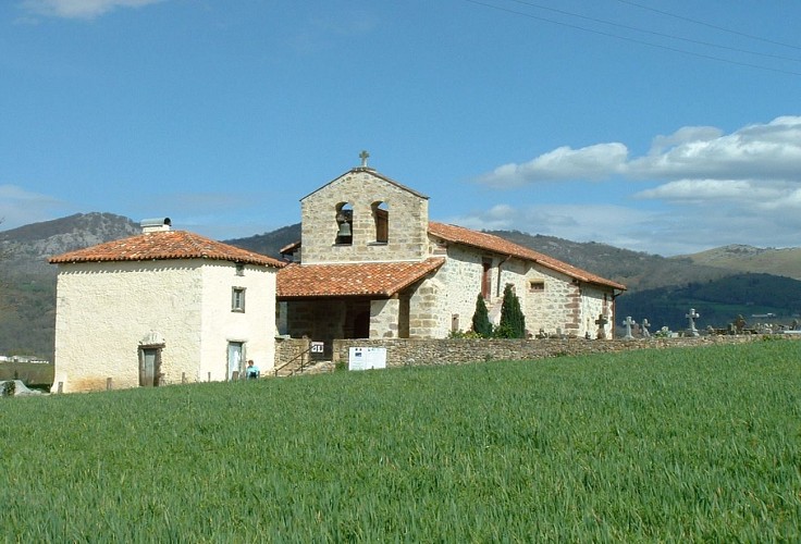 Visite de la Chapelle de Bascassan - vue - Ahaxe