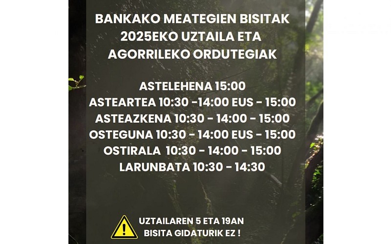 Horaires Olhaberri 2025 eus