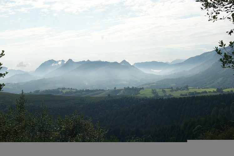 Vue depuis le chemin des Pantières