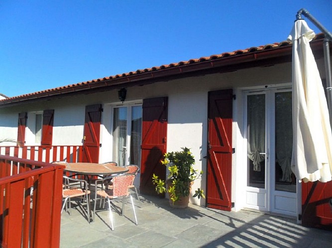 Maison Trounday terrasse - Osses