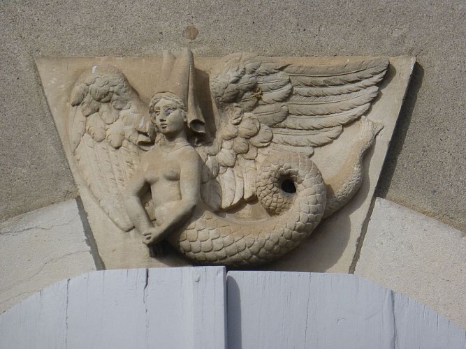 Morlaàs détail maison rue Bourgneuf