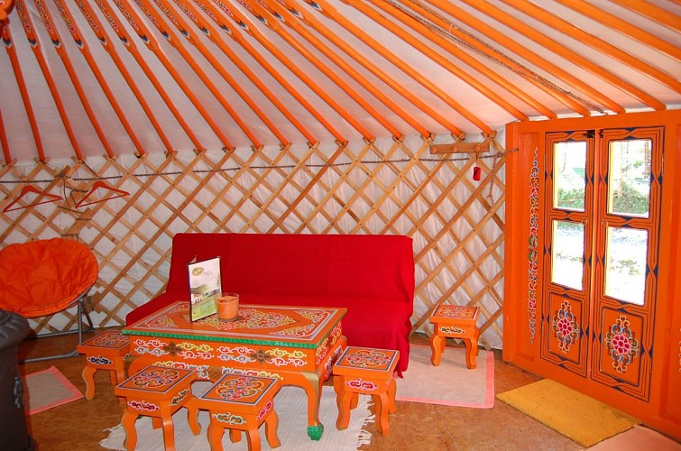 Coin séjour avec sofa