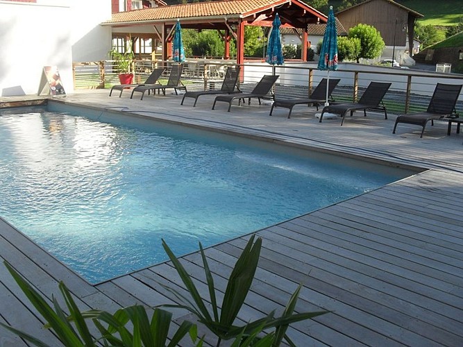 Location Larramendy - 09 - Piscine hôtel - Estérençuby