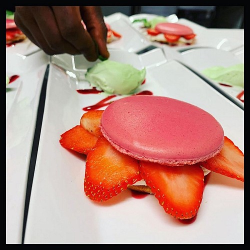 Restaurant Castel du Pont d'Oly - Jurançon - macaron