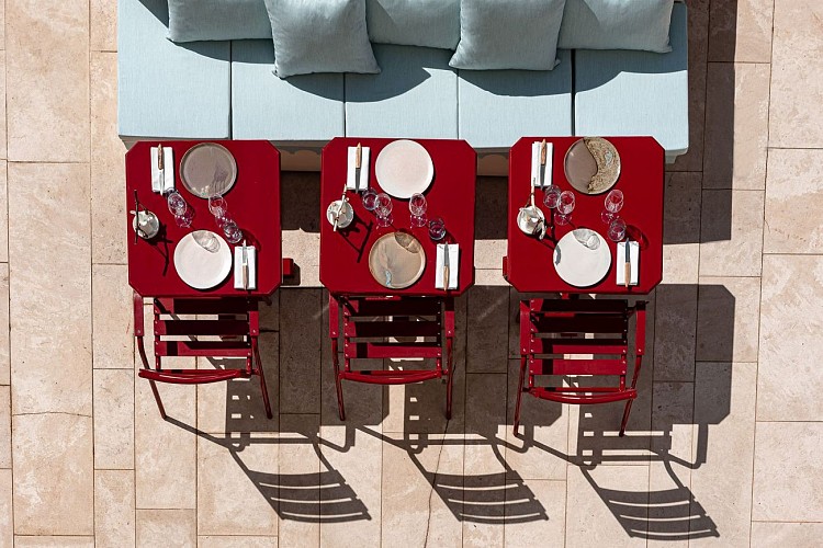 Frenchie Biarritz terrasse