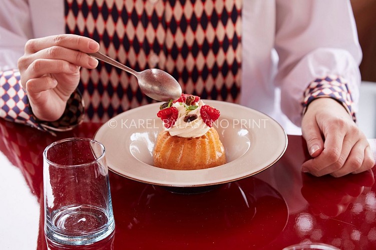 Frenchie Biarritz plat dessert