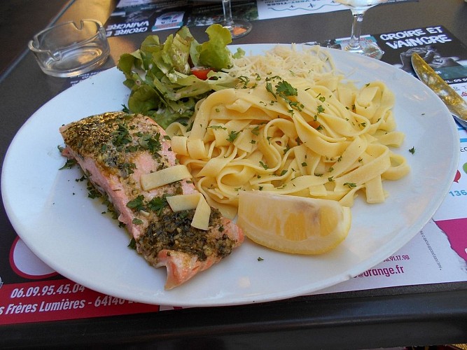 Restaurant Le Saint Estephe - Pau - pavé de saumon