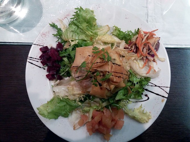 Restaurant Labourd - Salade chèvre chaud