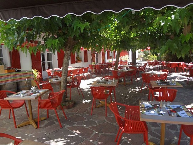 Restaurant Juantorena - terrasse - St Etienne de Baïgorry