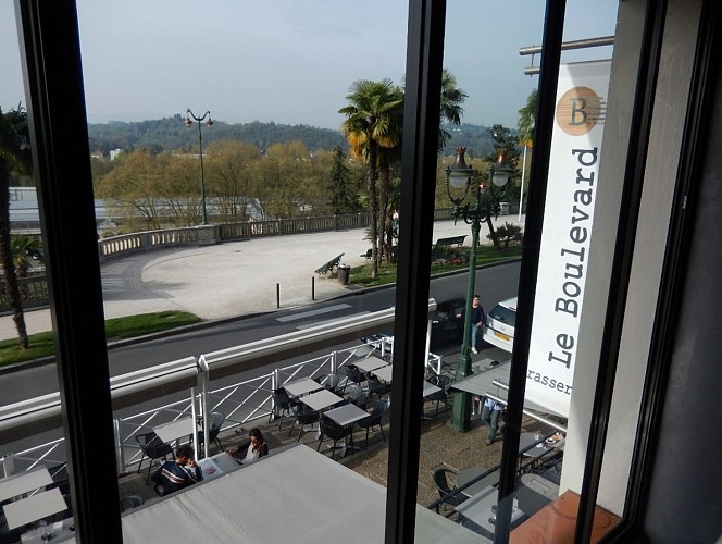 Restaurant Le Boulevard - Pau - la vue 