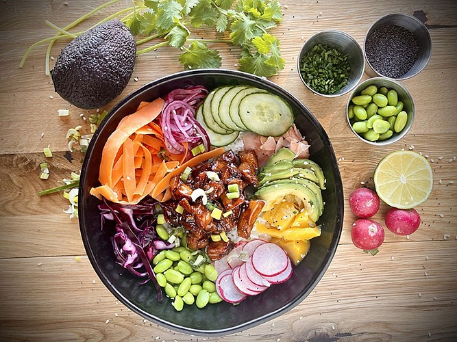 restaurant La Factory - Lescar -  poke bowl poulet