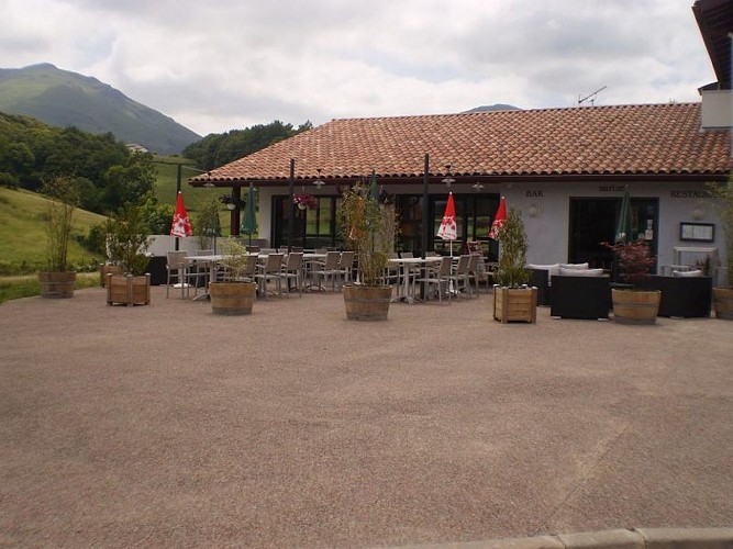 Restaurant Jarapea - terrasse - Irouléguy