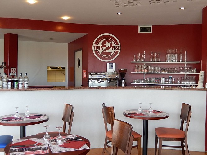 tour de pise comptoir