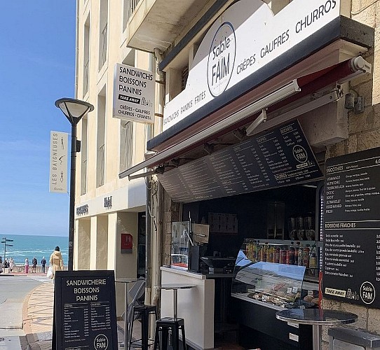 Sable faim Biarritz devanture 1