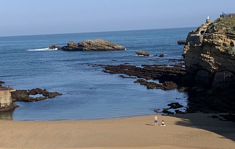 Sable faim Biarritz vue mer