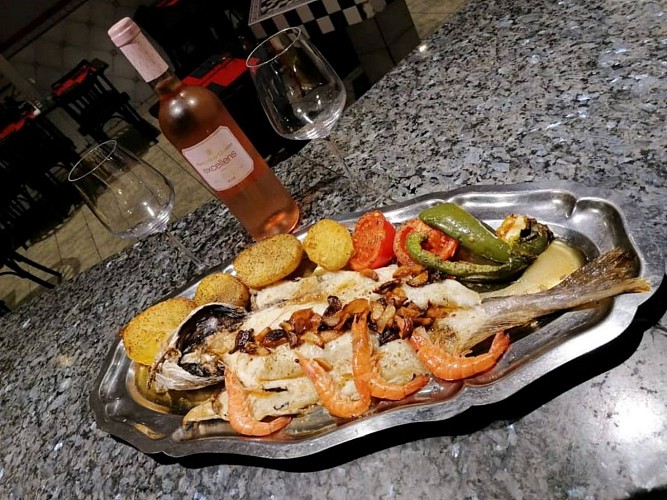 Restaurant El Alguazil - Pau - merlu pour deux