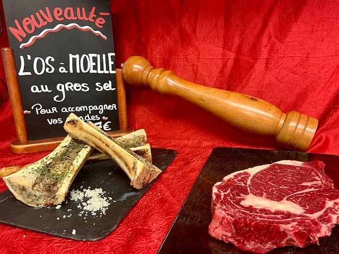 Restaurant El Alguazil - Pau -  Entrecôte Os à moelle sel de guérande