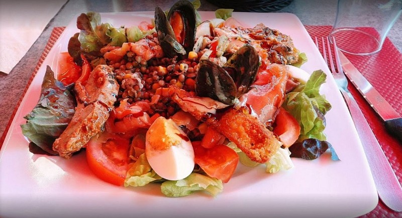 Restaurant Au réveil matin - Pau - assiette