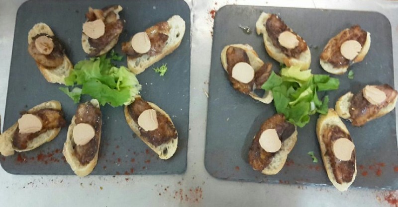 Restaurant El Olivar - Uzein - toasts