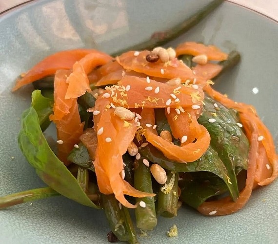 Bistrot du Pradeau - Gelos - saumon fumé