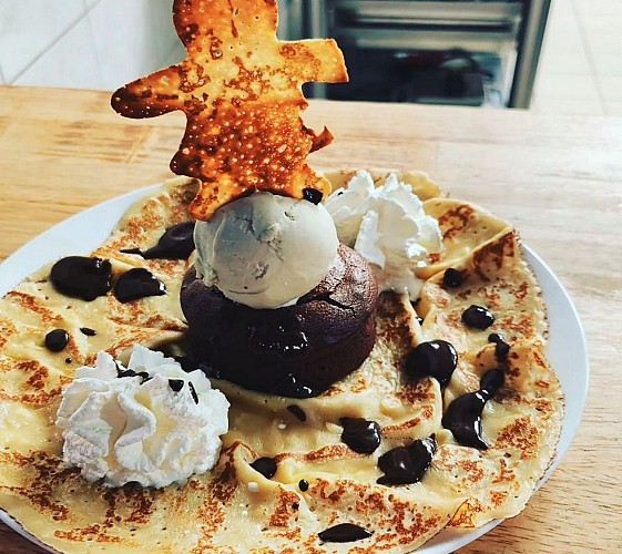 Restaurant Bigoudène - Lescar  - crêpe sucrée