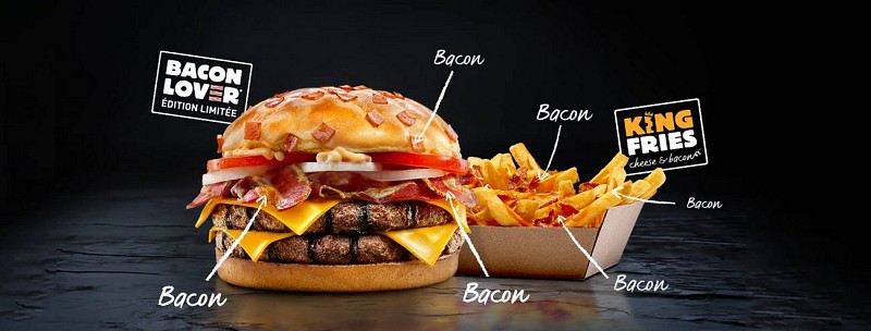 Restaurant Burger King - Pau - menu bacon