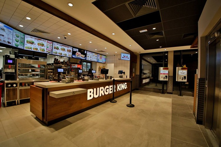 Restaurant Burger King - Lescar - comptoir