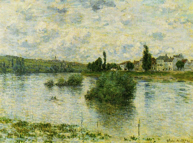 La Seine à Lavacourt - Claude Monet -1880