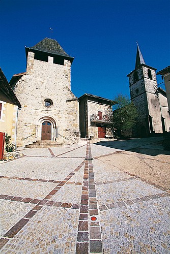 Village double de Saint-Santin
