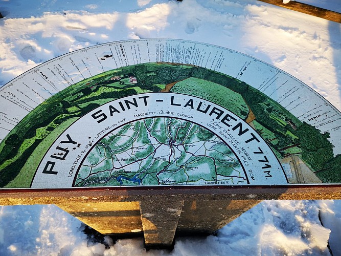 Belvedere of Puy Saint-Laurent