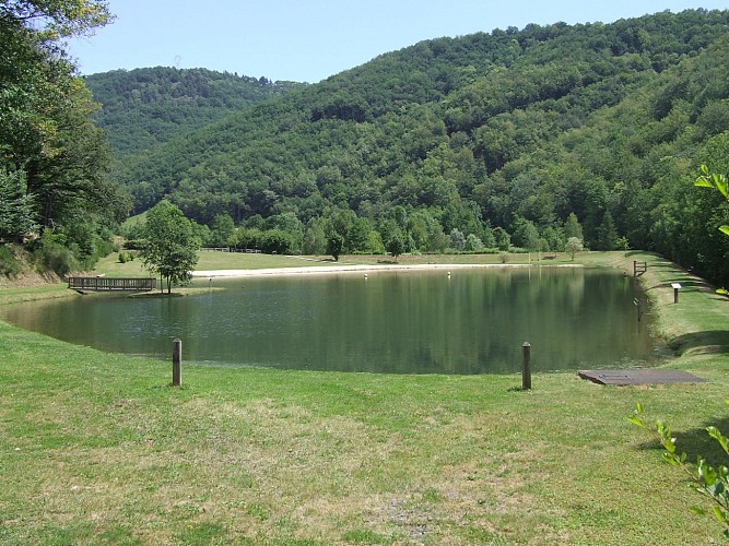 Maurs trout fishing pond