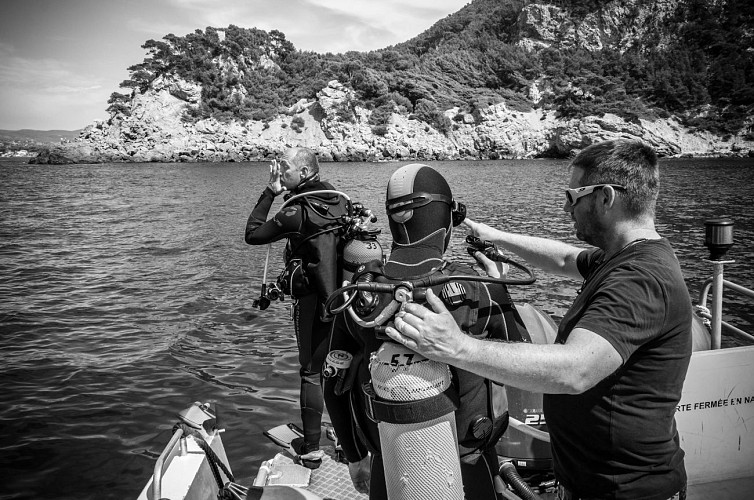 Scuba-diving trainings - Lecques Aquanaut