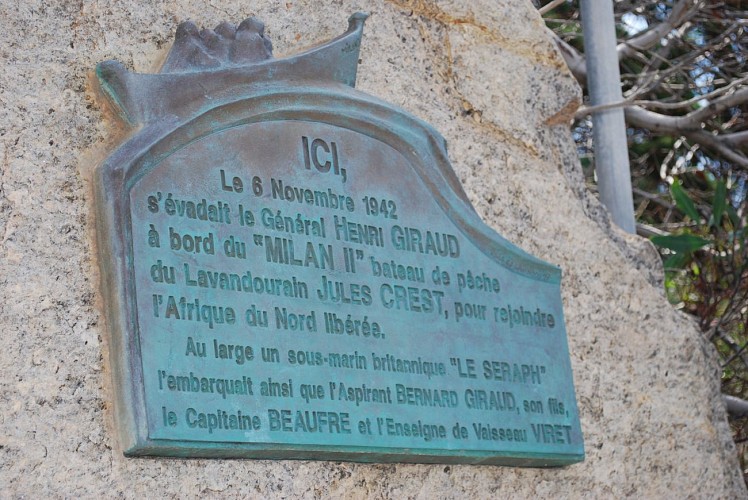 The stele of General GIRAUD