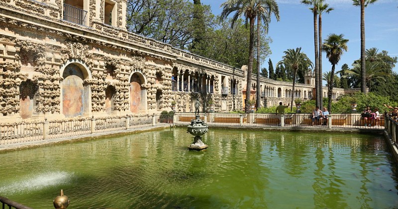 Visite guidée du palais de l'Alcázar et de la cathédrale de Séville - Billets coupe-file - En français