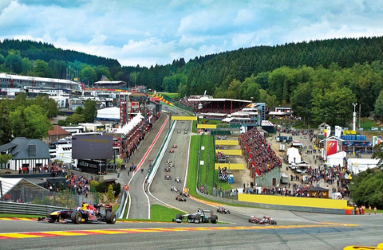 F1-circuit van Spa Francorchamps