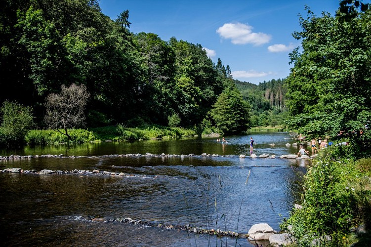 A la plage à Maboge
