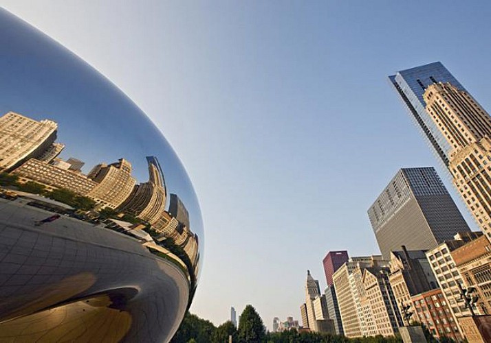 Visite guidée des quartiers Nord de Chicago en minibus et à pied