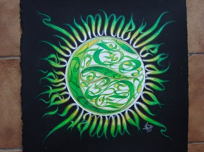 CLAUDE-MARIE LAURENT, ARTISTE PEINTRE CALLIGRAPHE