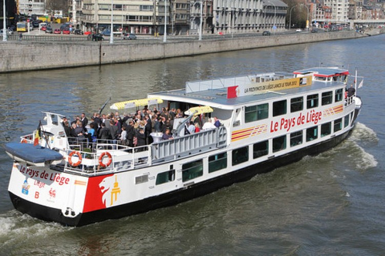 Croisières sur la Meuse à bord du bateau Le Pays de Liège