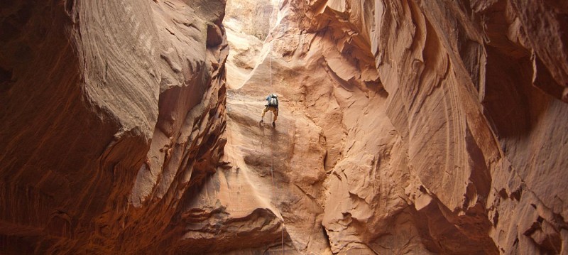 Randonnée-canyoning à la grotte d’Ephedra  - Moab