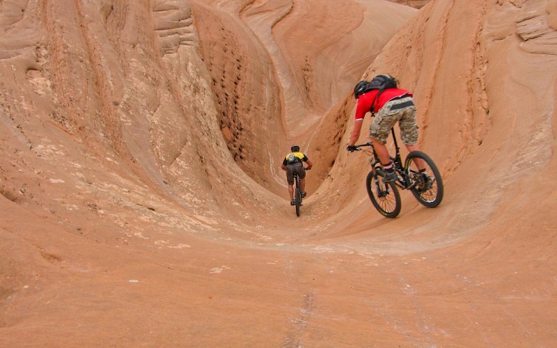 Mountain Biking in the Canyons - Moab
