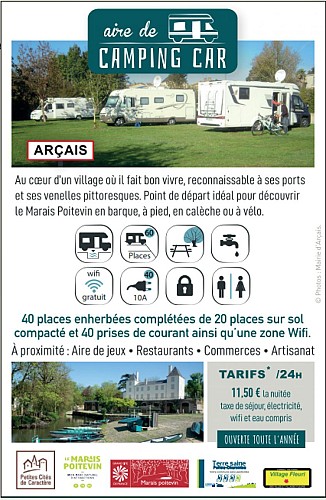 Annonce presse Arçais camping car