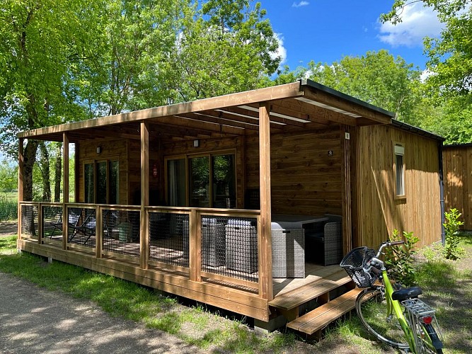 Chalet prestige 60m² 6 7 personnes - Camping la Venise Verte Coulon