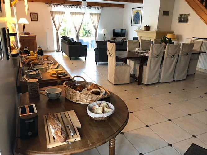 Le petit-déjeuner sous forme de buffet