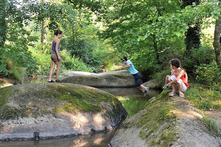 Jardin des Chirons - Rocher Branlant