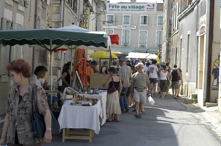 Le centre bourg animé