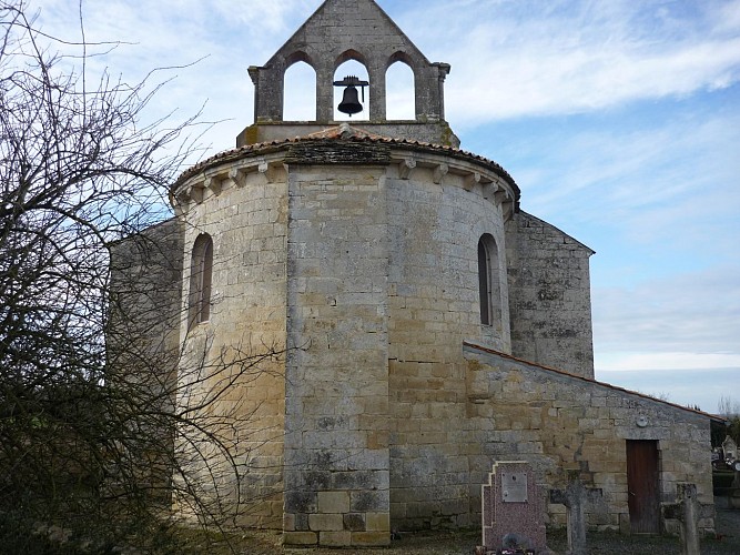 Le chevet de l'église Sainte-Marie-Madeleine