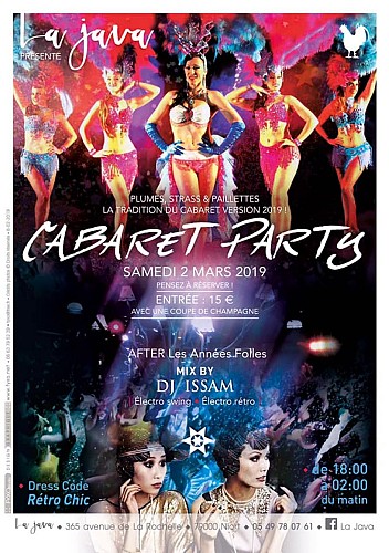 Cabaret Party le 2 mars 2019